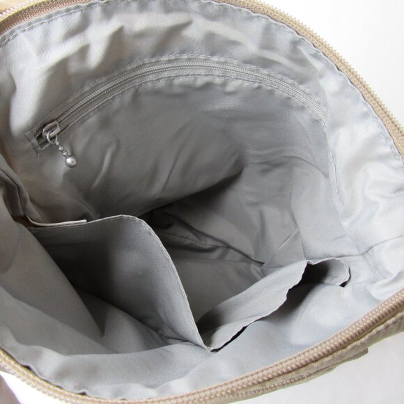 Baggallini Beige Pocket Town Crossbody Organizer Travel Bag - Picture 7 of 9